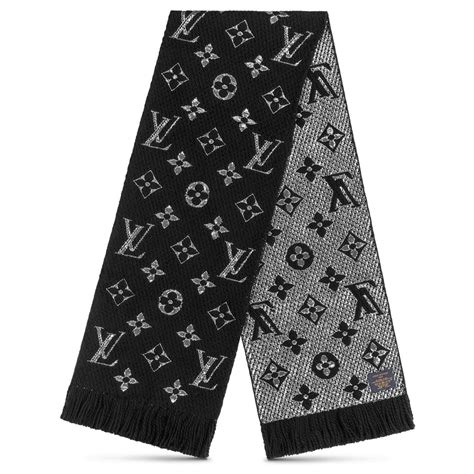echarpe louis vuitton noir